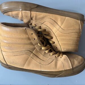 Vans Tan High-Top Athletic Shoes